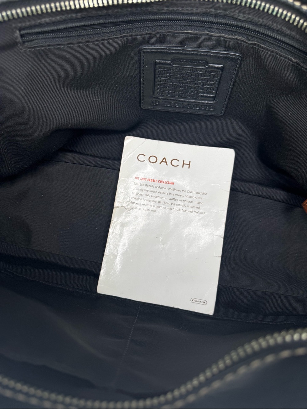 2007 COACH CHELSEA F10892 PEBBLED LEATHER TOTE - Picture 10 of 10